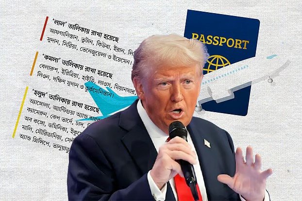 আফগানিস্তান, ভুটানসহ ৪৩টি দেশের নাগরিকদের ভ্রমণে নিষেধাজ্ঞার পরিকল্পনা ট্রাম্পের
